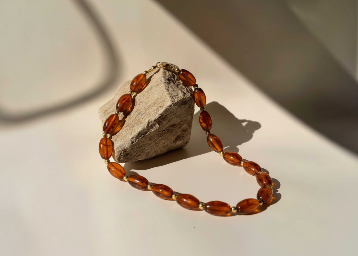 Collier "Éclat de Caramelo"